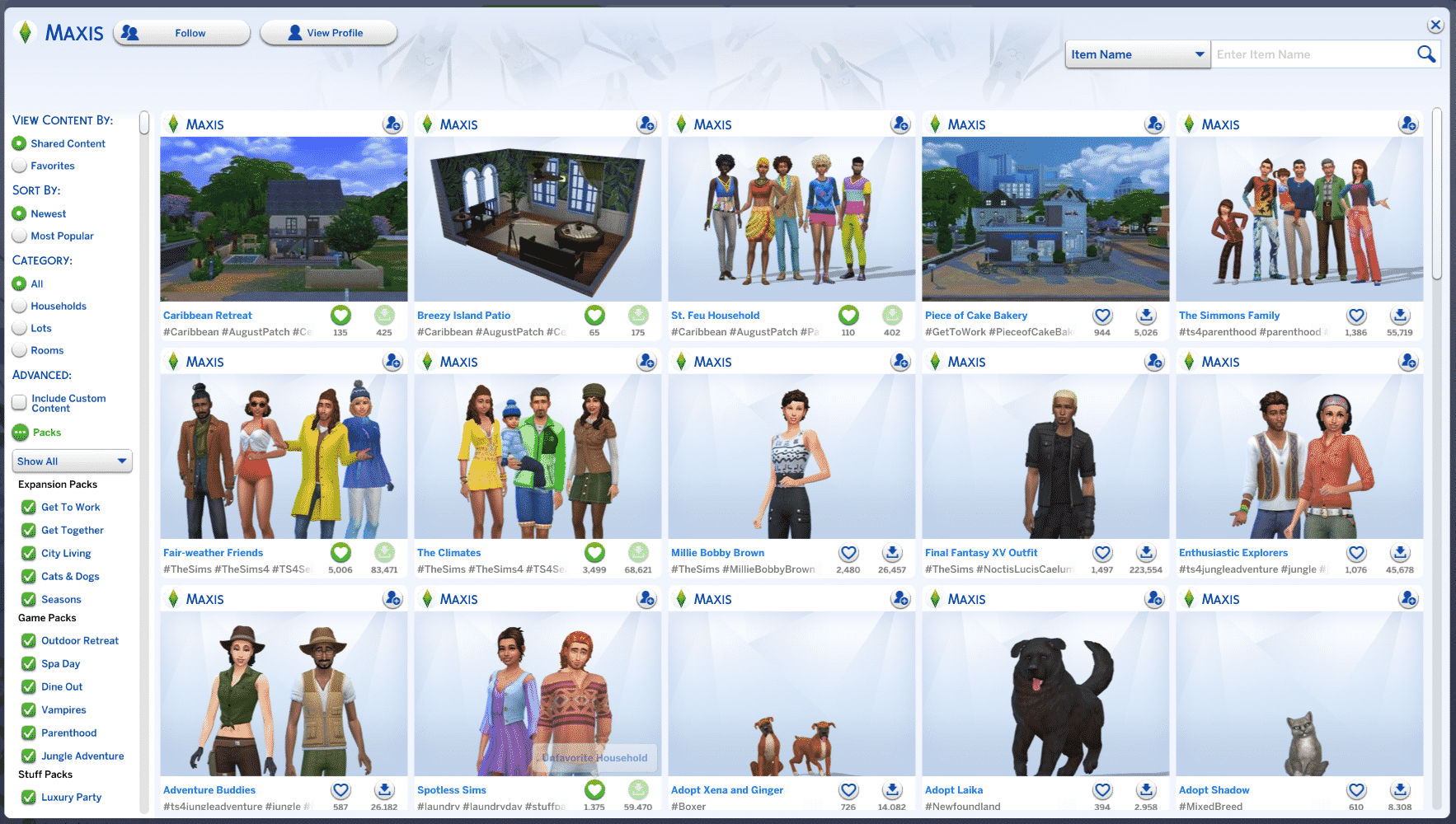 How to download sims 4 gallery content avaolpor