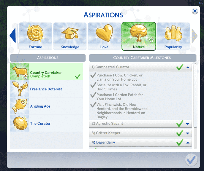 aspiration Sims Community