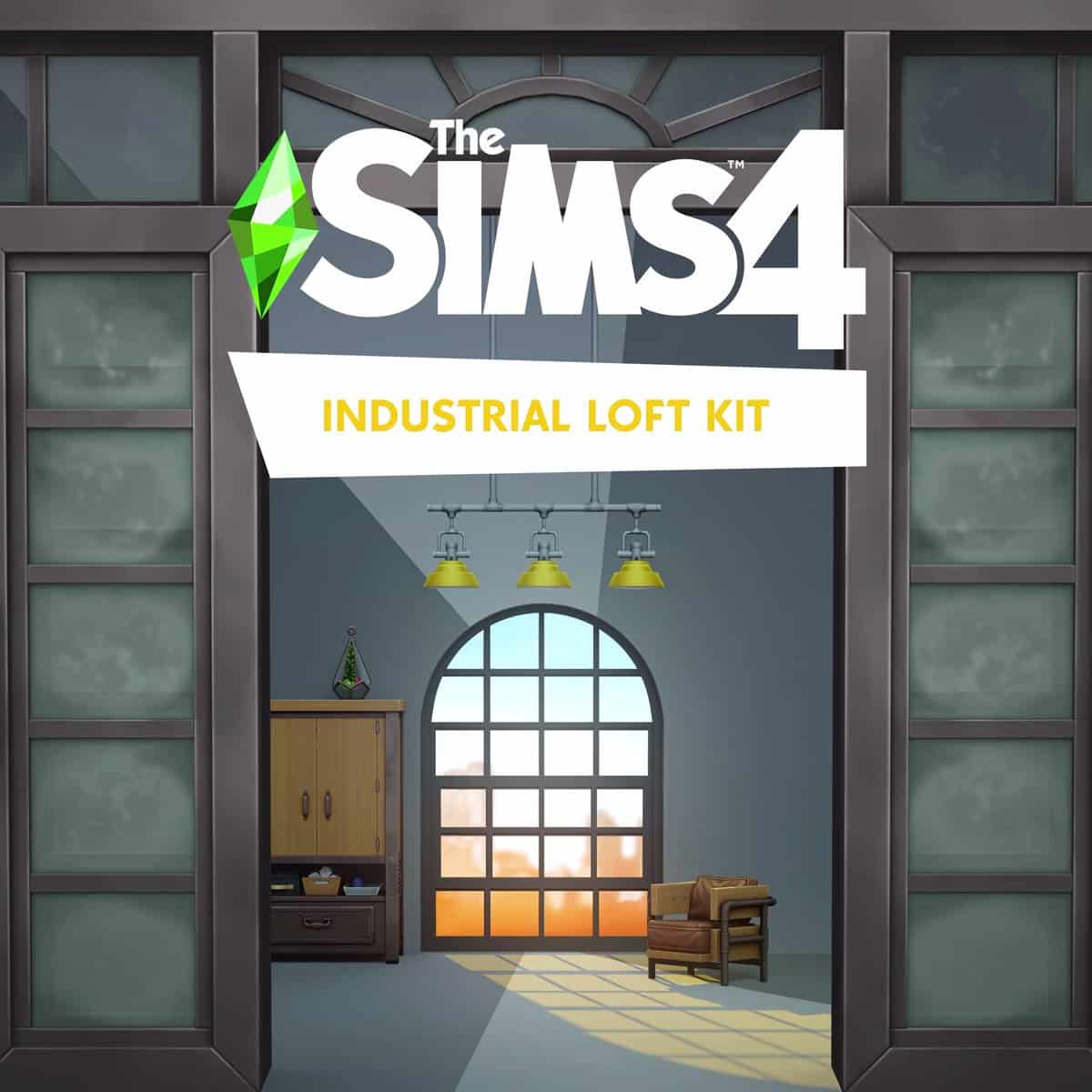 Industrial Loft Kit Promo Window coming to The Sims 4 Base Game in November