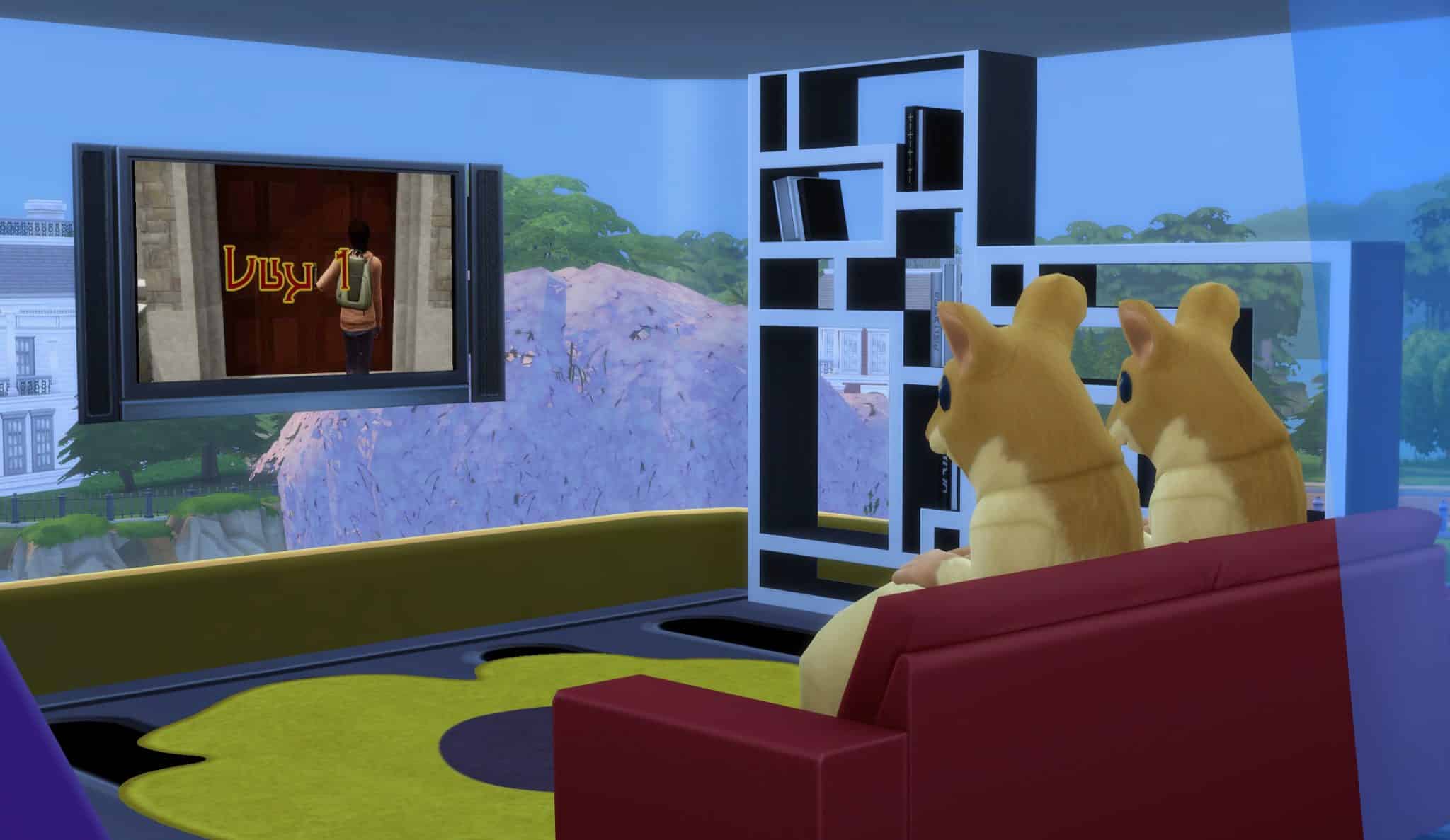 Builder creates a Life Sized Hamster Home in The Sims 4