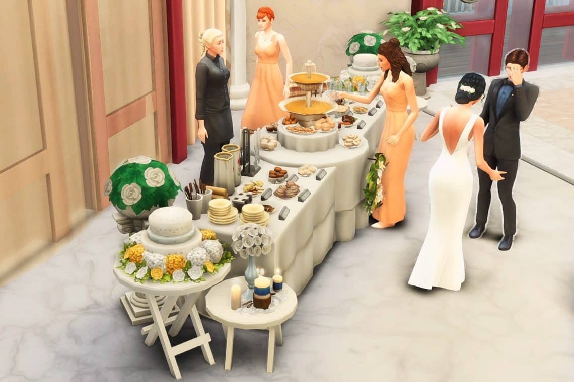 Creating your own Buffet Table in The Sims 4