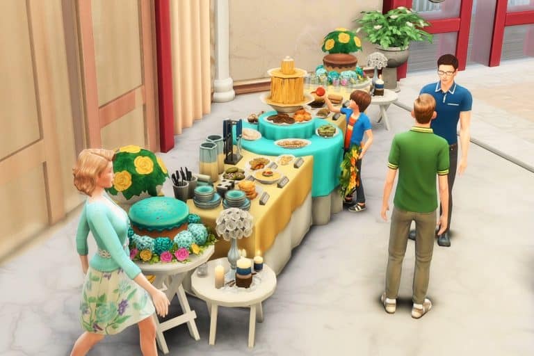 Creating your own Buffet Table in The Sims 4