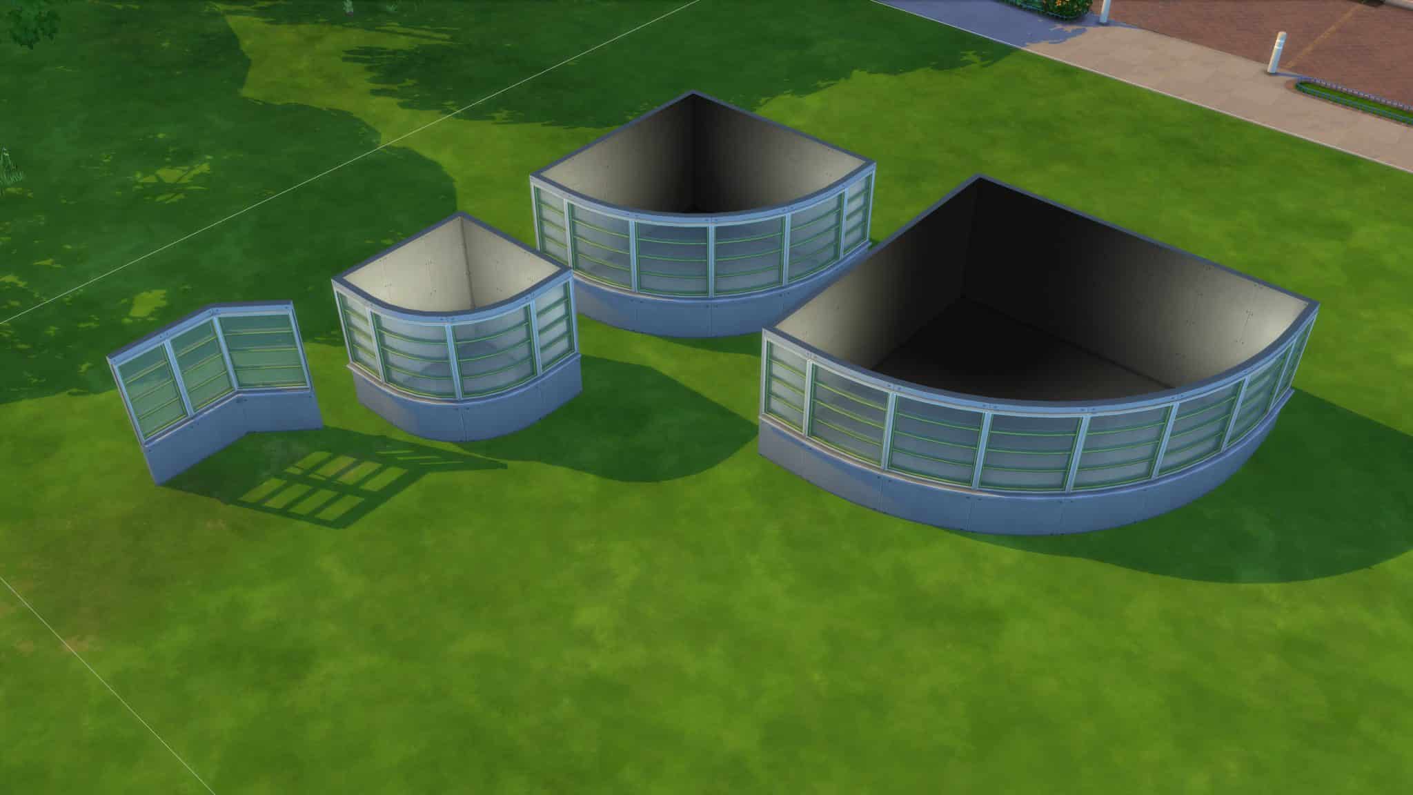 First Curved Windows CC for The Sims 4!