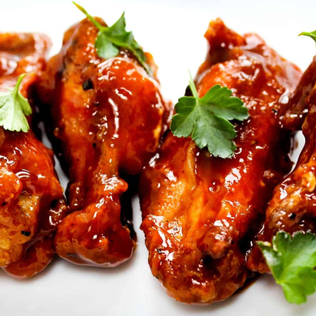 BBQ Chicken Wings in Oven Sims Home Kitchen