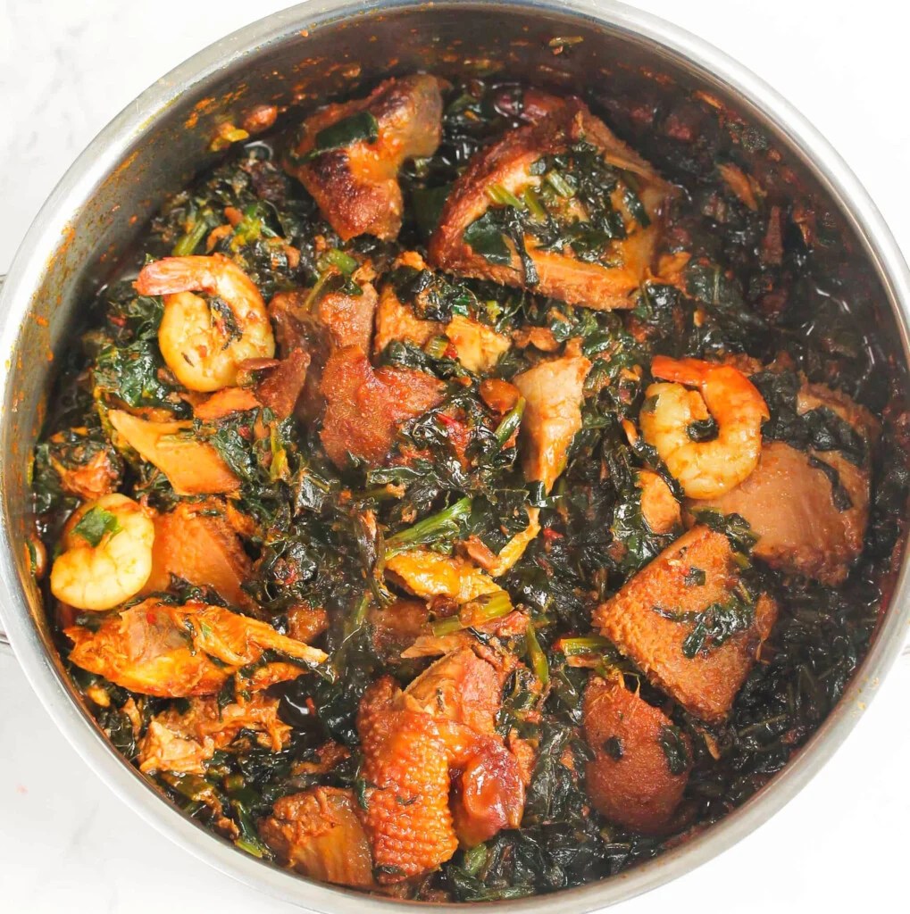 Efo Riro (Nigerian Spinach Stew Recipe) Sims Home Kitchen
