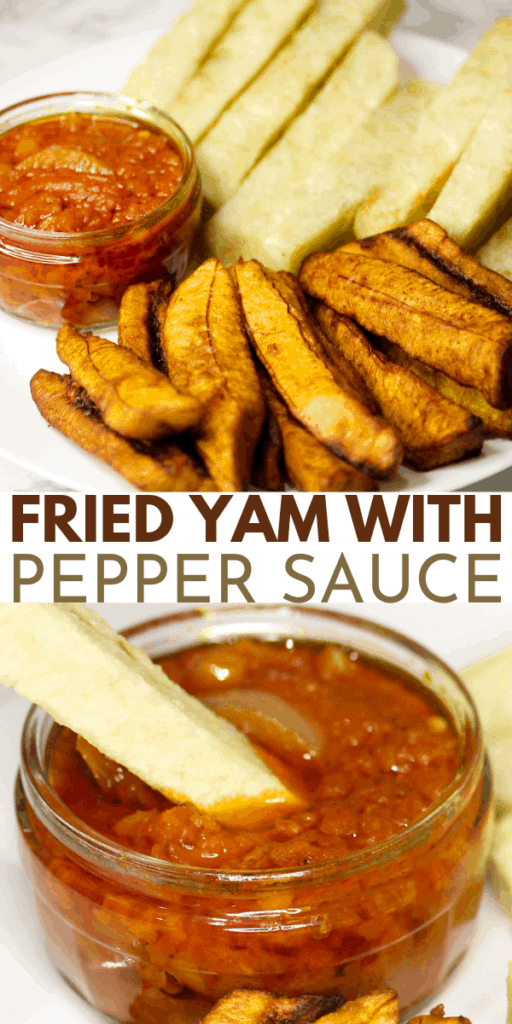 Fried Yam with Pepper Sauce (Dundun) Sims Home Kitchen