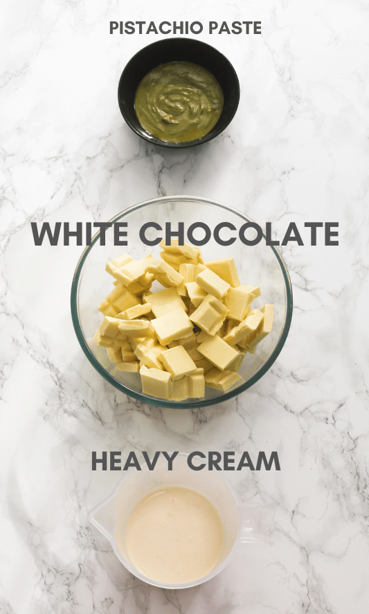 Whipped White Chocolate Pistachio Ganache Sims Home Kitchen