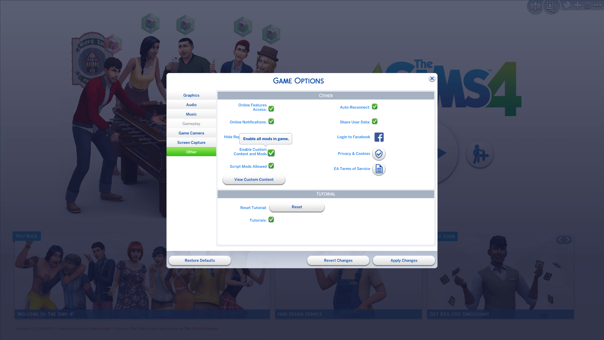 The Sims 4 Mods and Custom Content AutoDisabled With New Game Patches