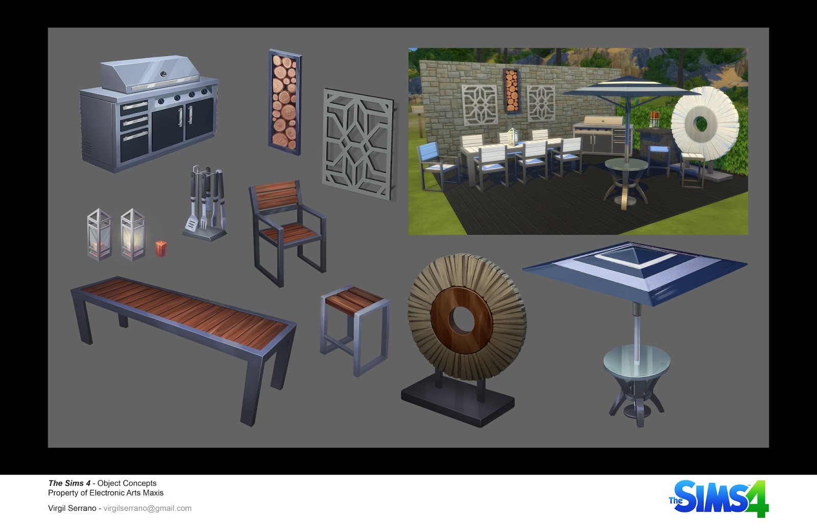 The Sims 4 Perfect Patio Concept Art SimsVIP
