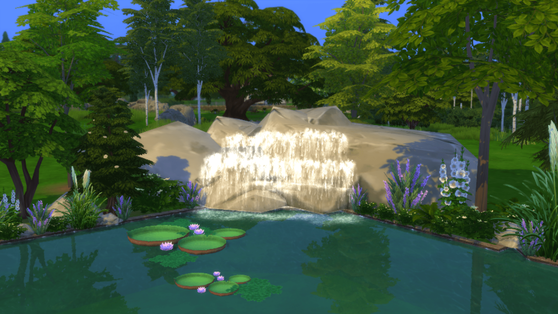 The Sims 4 Build With Me Swimming Lake SimsVIP