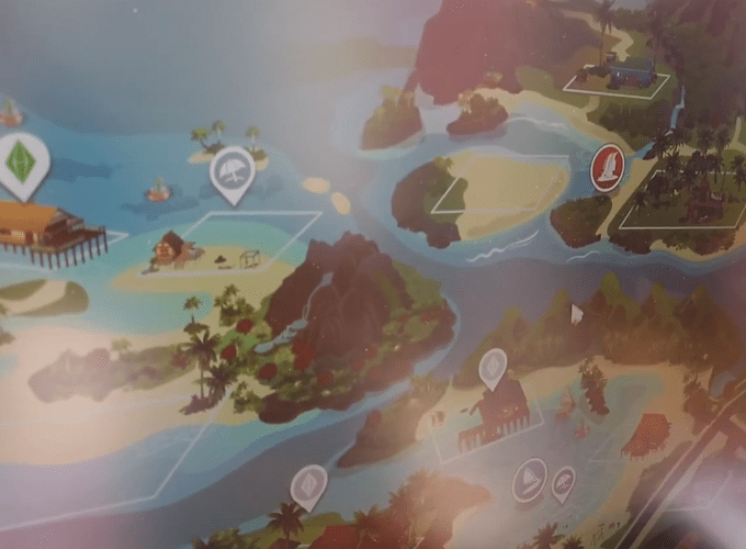 The Sims 4 Island Living World Map, Sim Traits, Aspiration, and Lot