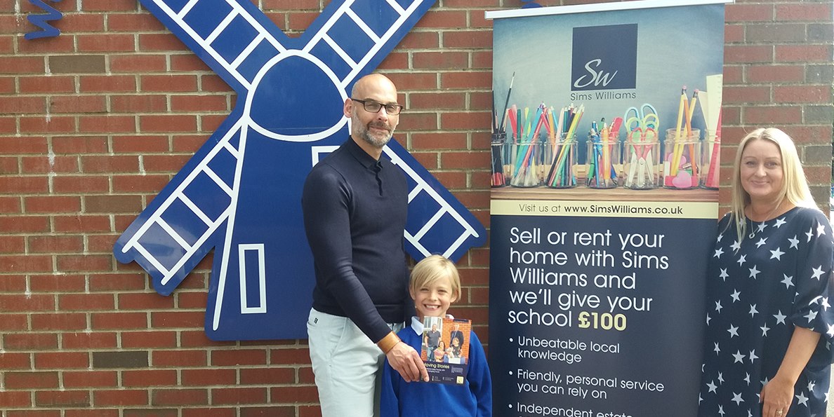 Helping local schools raise funds for equipment Sims Williams