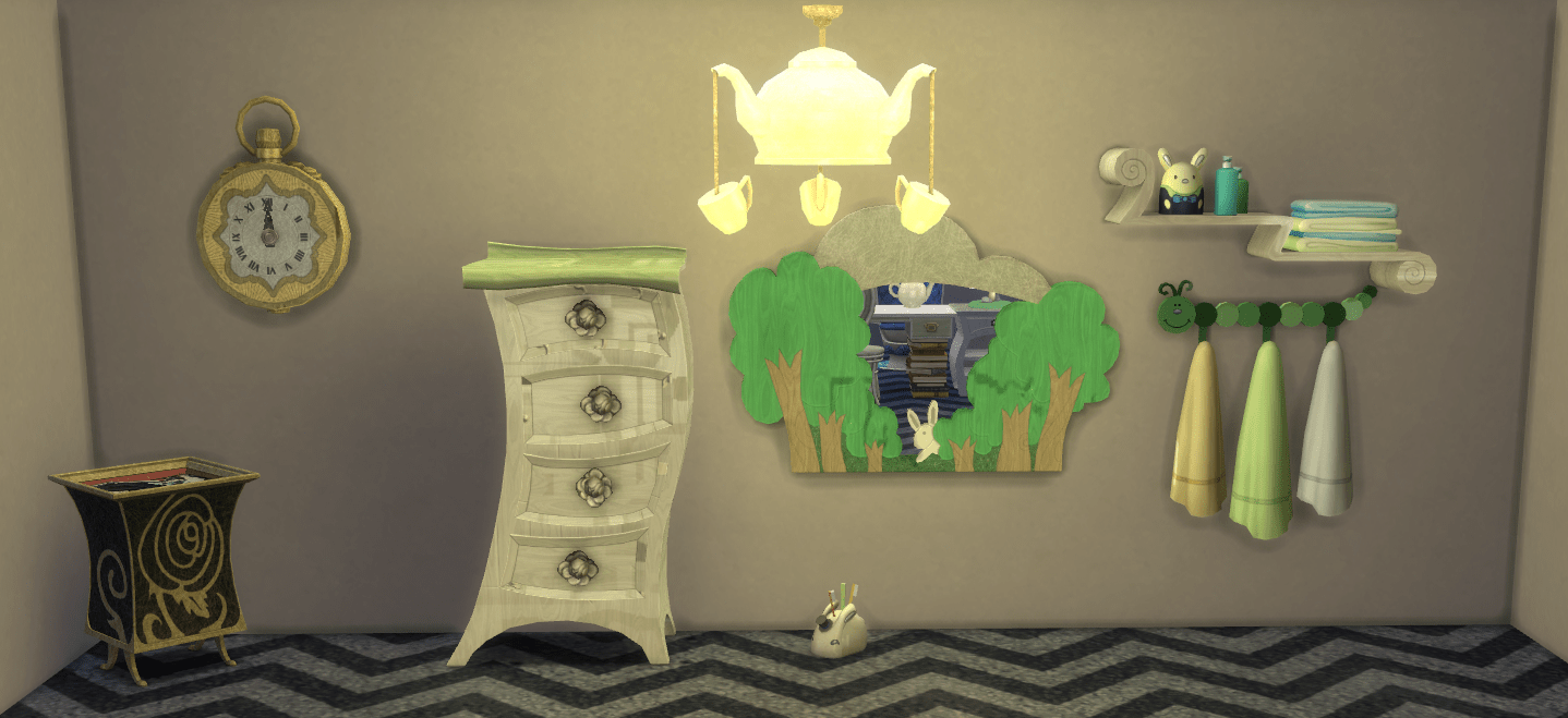 Through the Spy Glass Sims 3 Store Set Conversion to Sims 4