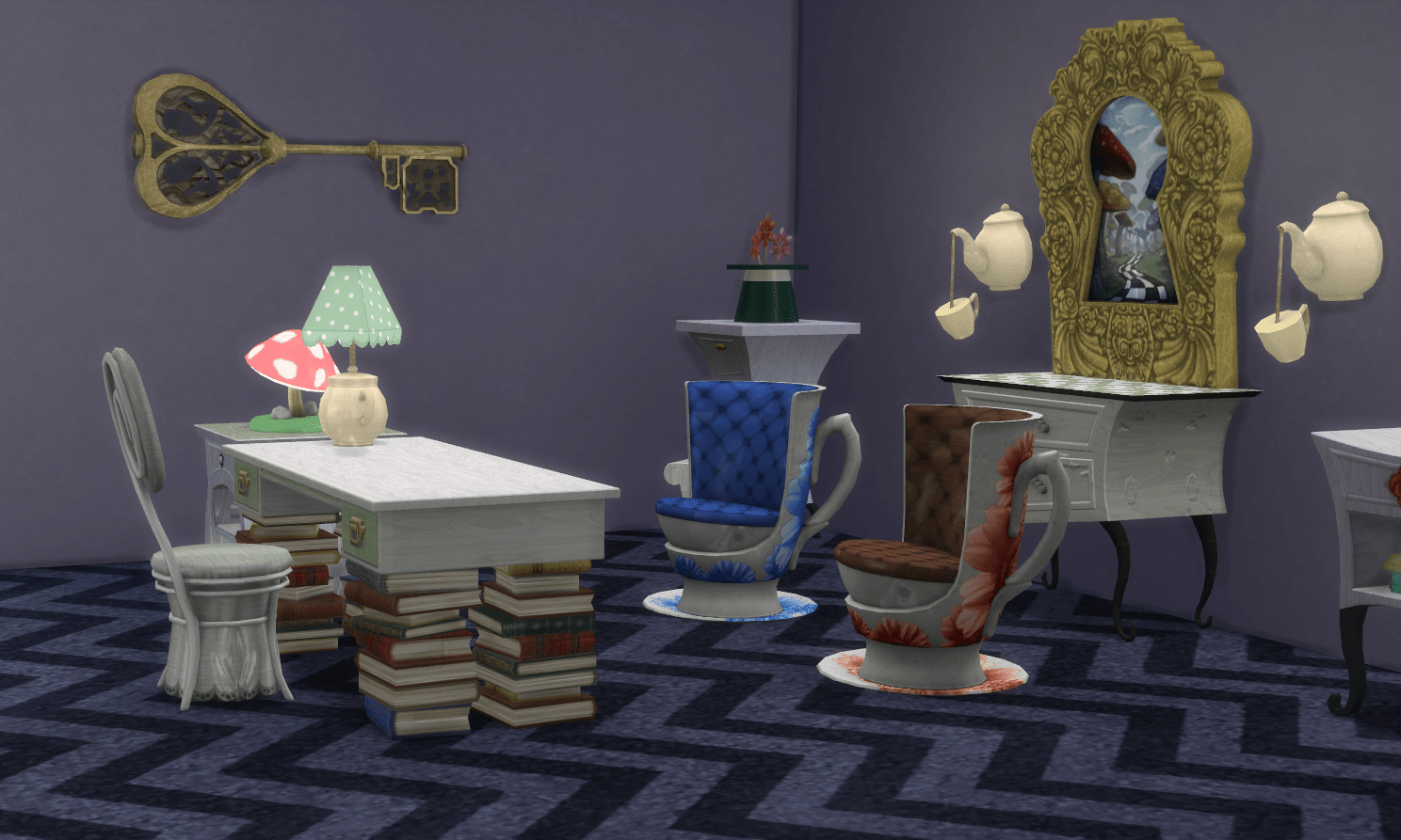 Through the Spy Glass Sims 3 Store Set Conversion to Sims 4