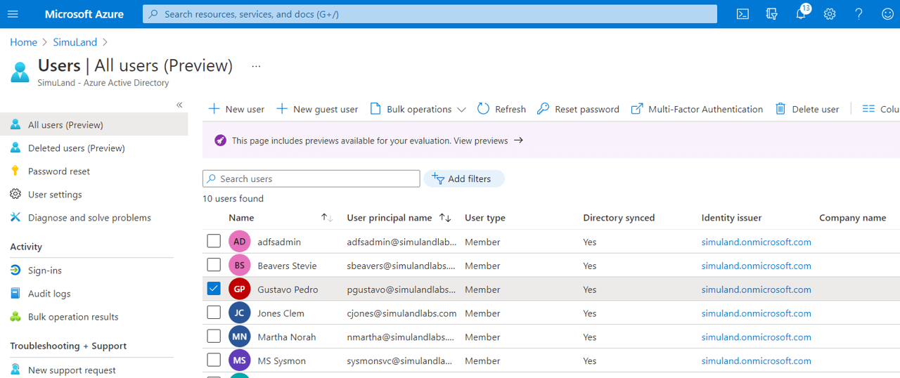 Assign Azure AD Role to User — SimuLand