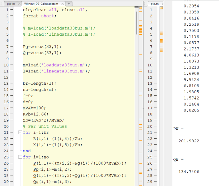 Forward Backward Sweep Method MATLAB Code