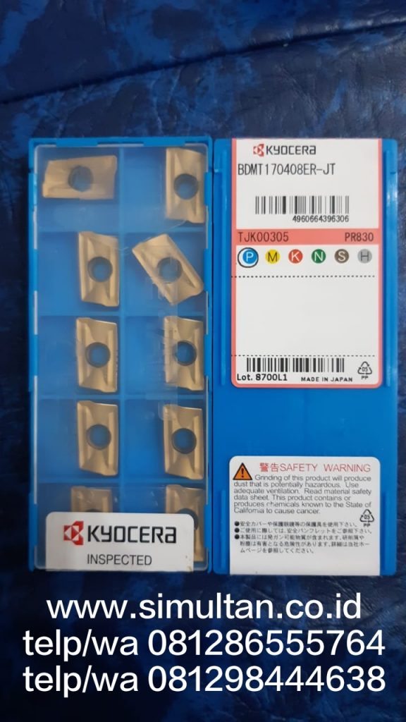 Jual Insert Kyocera BDMT 170408ER JT PR830 PT. Sinergi Multi Talenta