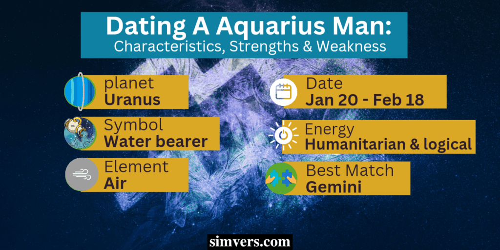 Dating an Aquarius Man Strengths & Weaknesses (Full Guide)