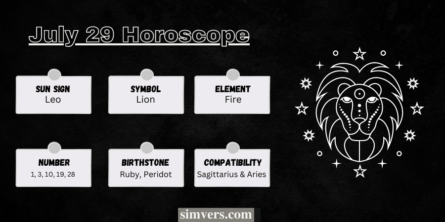 What Zodiac Is July 29th Unveiling the Leo Within