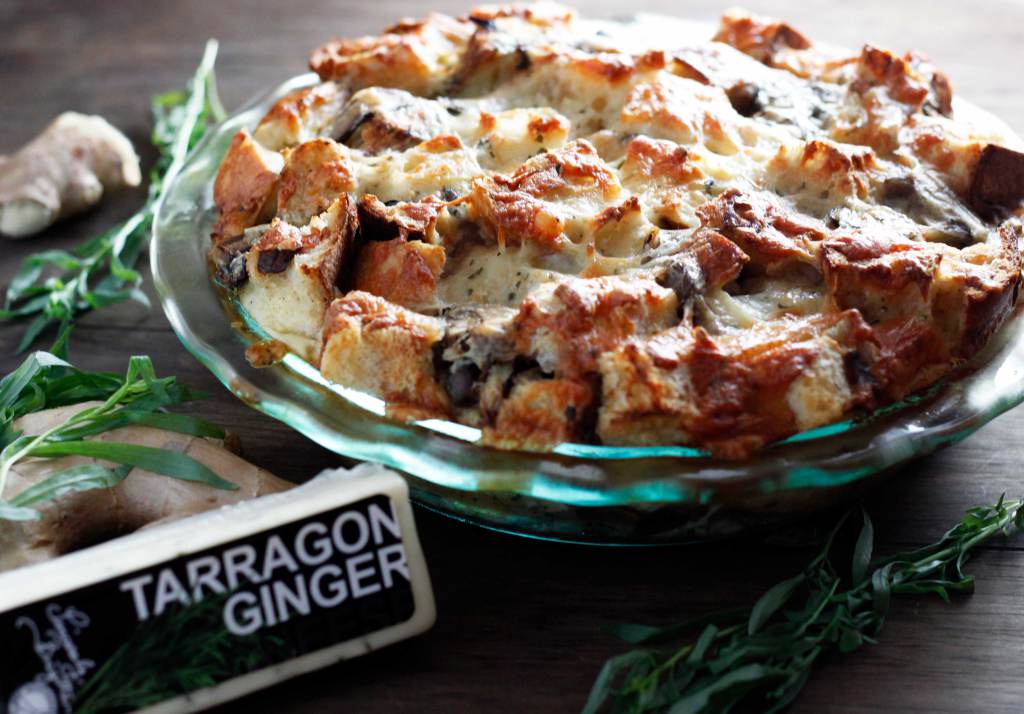 Tarragon Ginger Bread Pudding