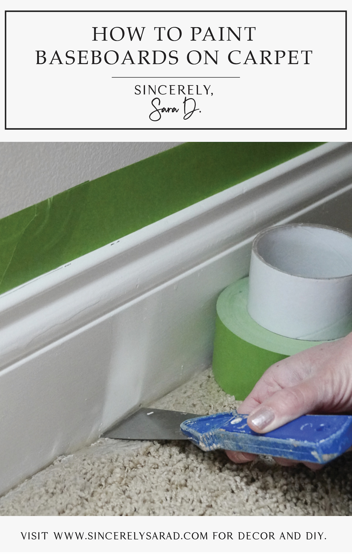How To Paint Baseboards With Carpet In The Way Back Home | www.resnooze.com