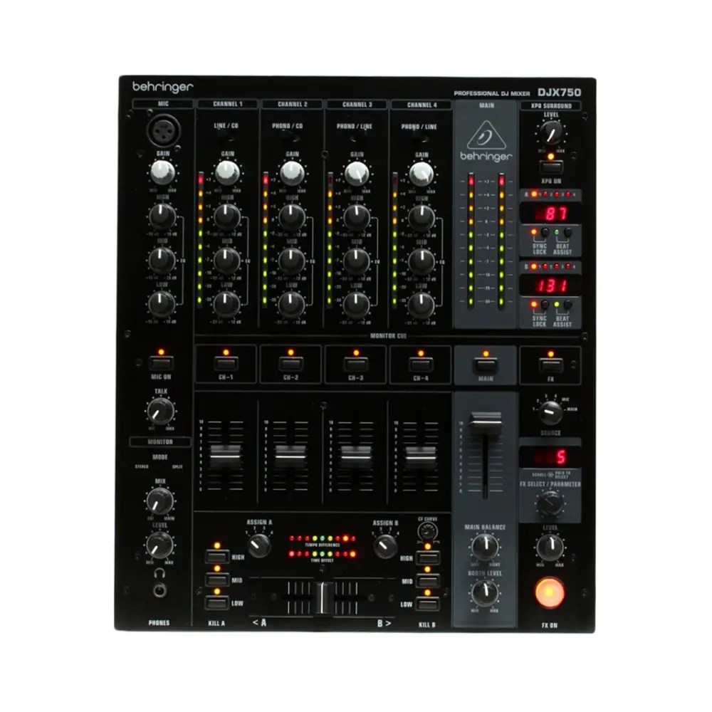 Behringer DJX750 5Channel Pro DJ Mixer PT. Sinceremusic