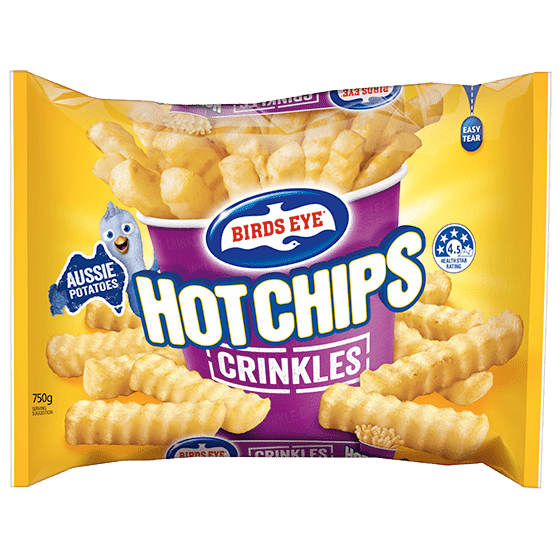 Birds Eye Hot Chips Crinkle Cut Sinclair Meats