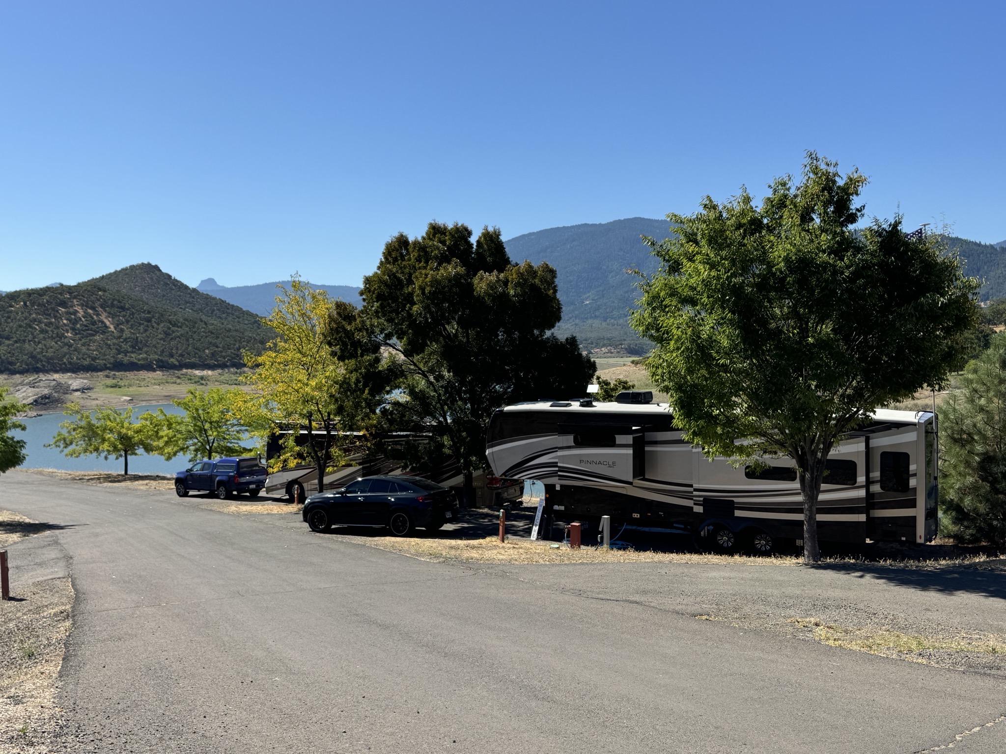 Emigrant Lake The Point RV Park Sinclair Trails