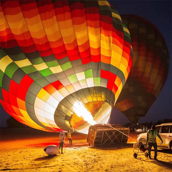 Hot Air Balloon Dubai UAE Experience No.1 Thrilling Ride