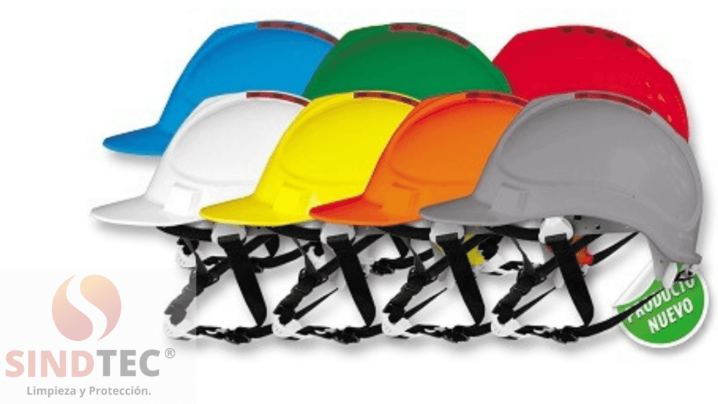 Casco certificado para alturas con Reachet SINDTEC SAS
