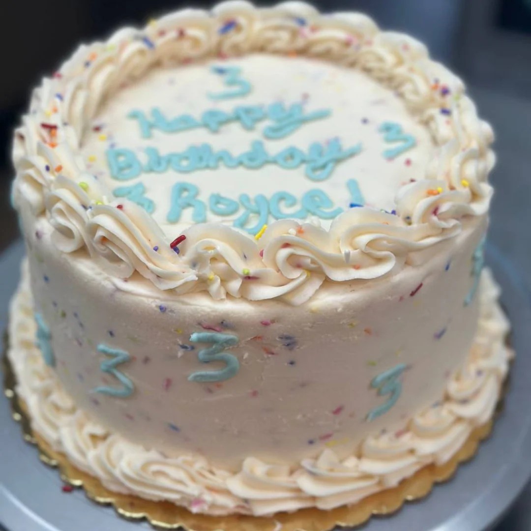 8Inch Custom Vegan Cake, DairyFree Sinful Confections