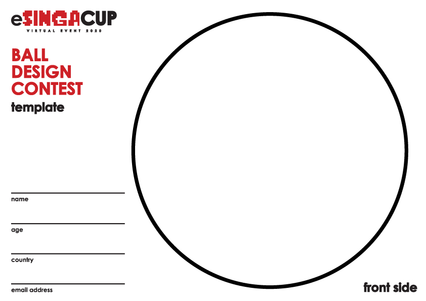 eSingaCup2020 Ball Design Contest SingaCup Asia's Premier