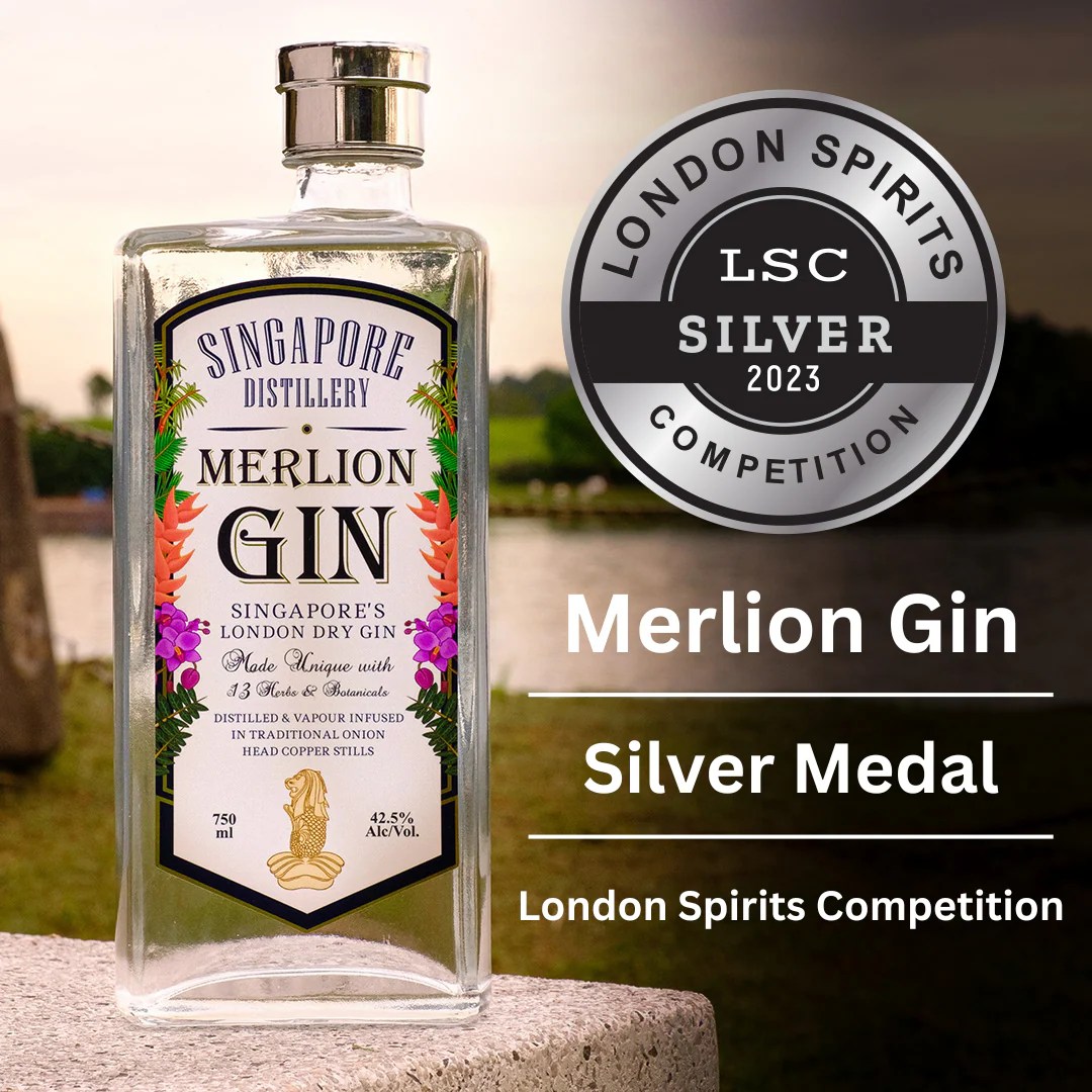 Merlion Gin Singapore Distillery