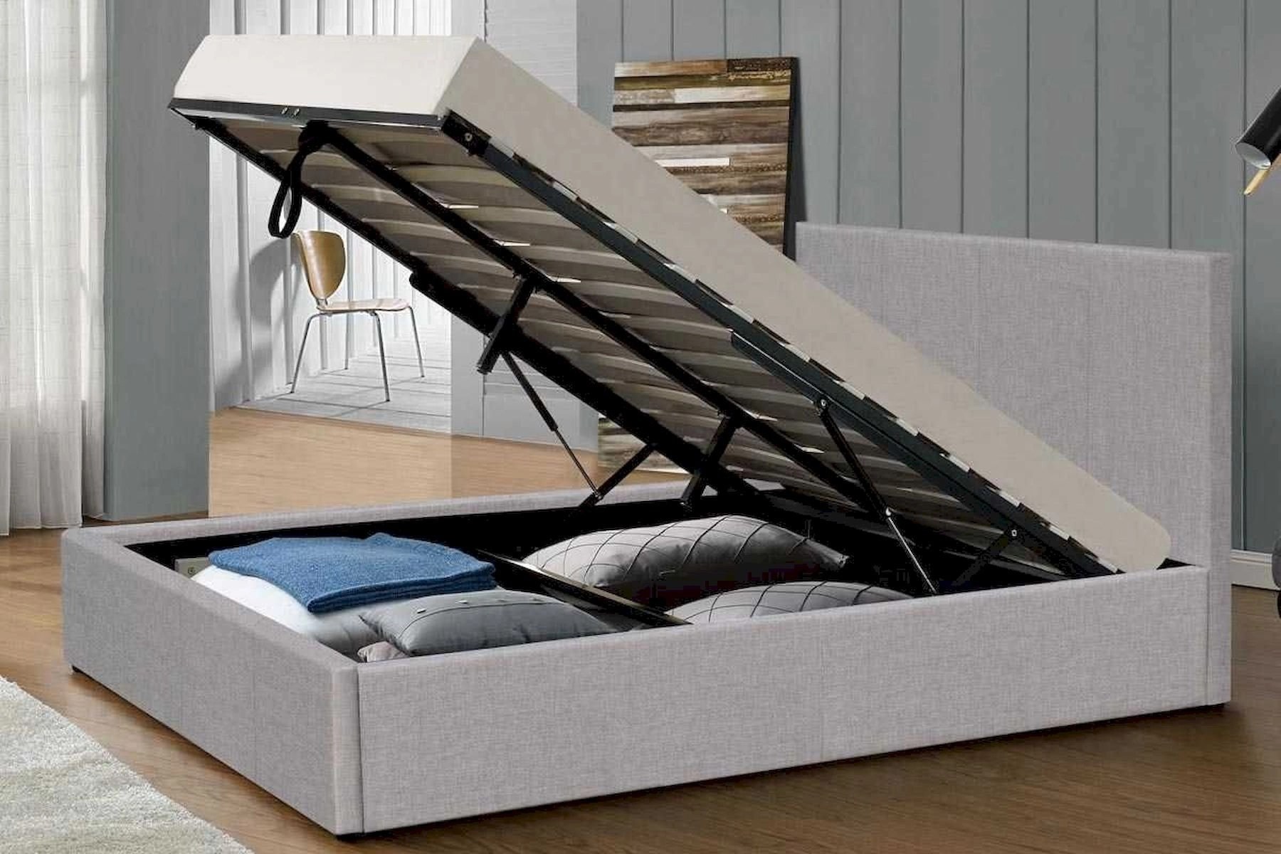 Storage Bed Frame Singapore Hydraulic Lift Compartment