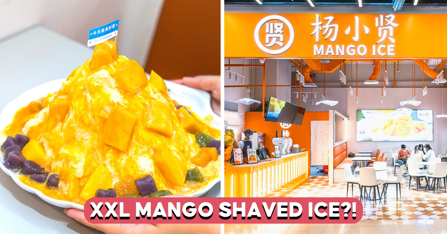 Yang Xiao Xian XXL Mango Ice At Famous Taiwanese Milk Ice Chain In