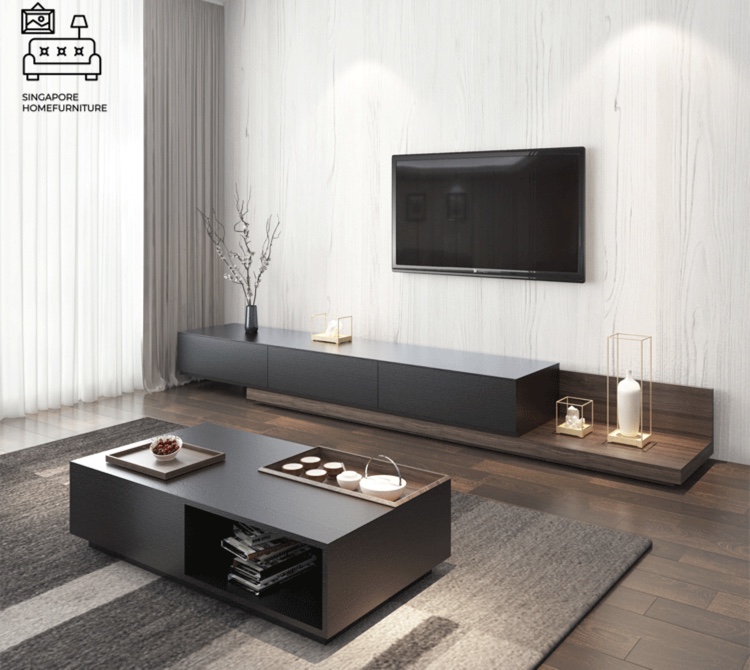 Corner TV Console Singapore Space Efficient Shop