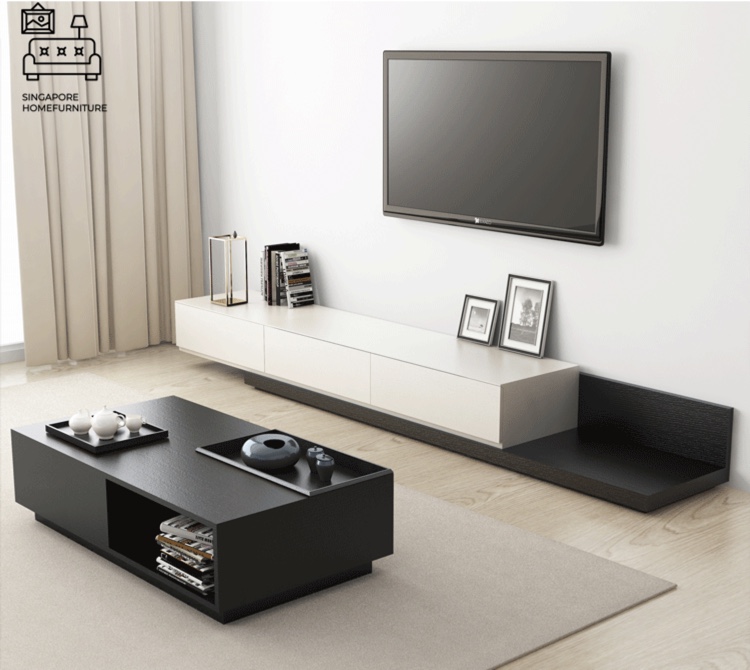 Corner TV Console Singapore Space Efficient Shop