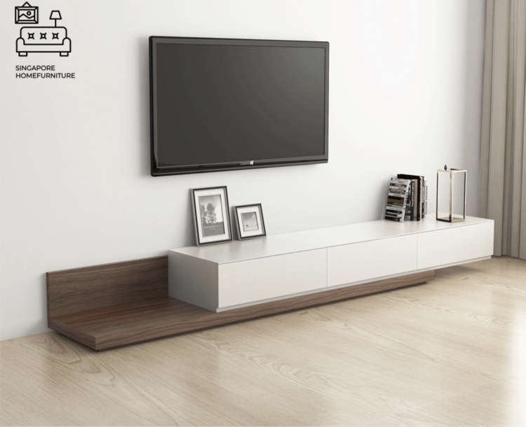 Black TV Console Singapore Dark Colour Buy now in SG!