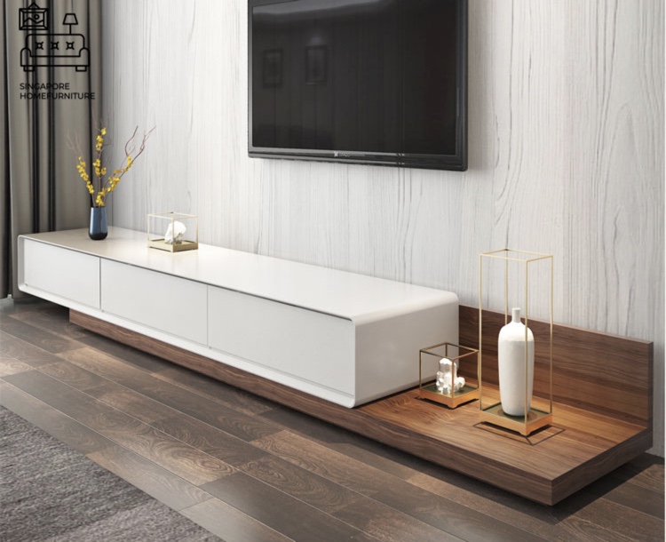 Black TV Console Singapore Dark Colour Buy now in SG!