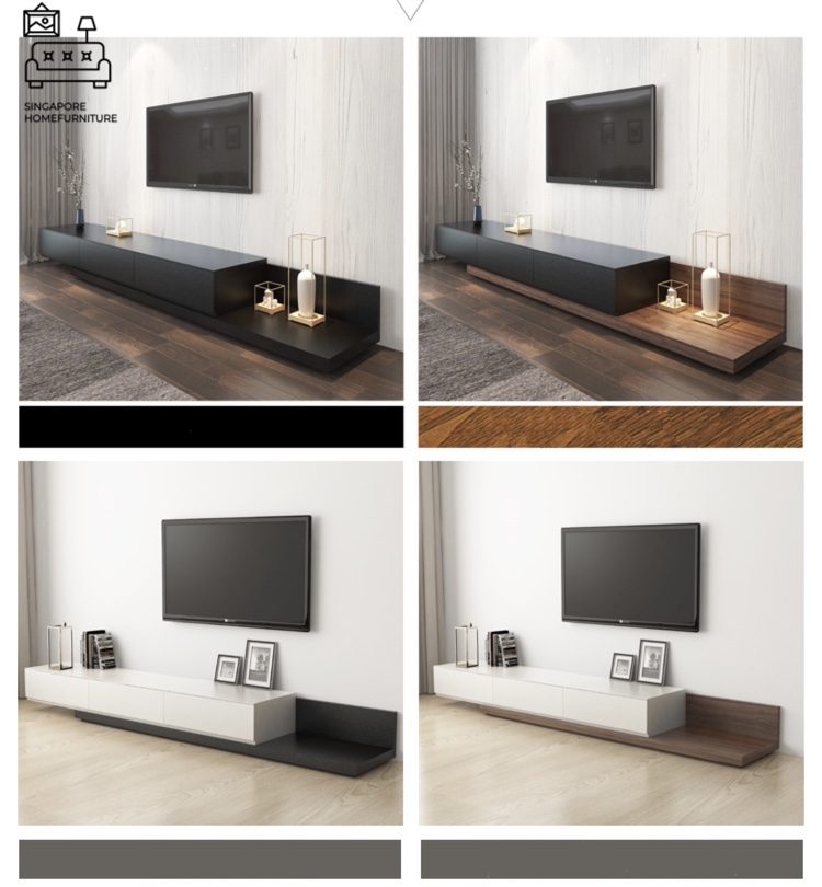 Corner TV Console Singapore Space Efficient Shop