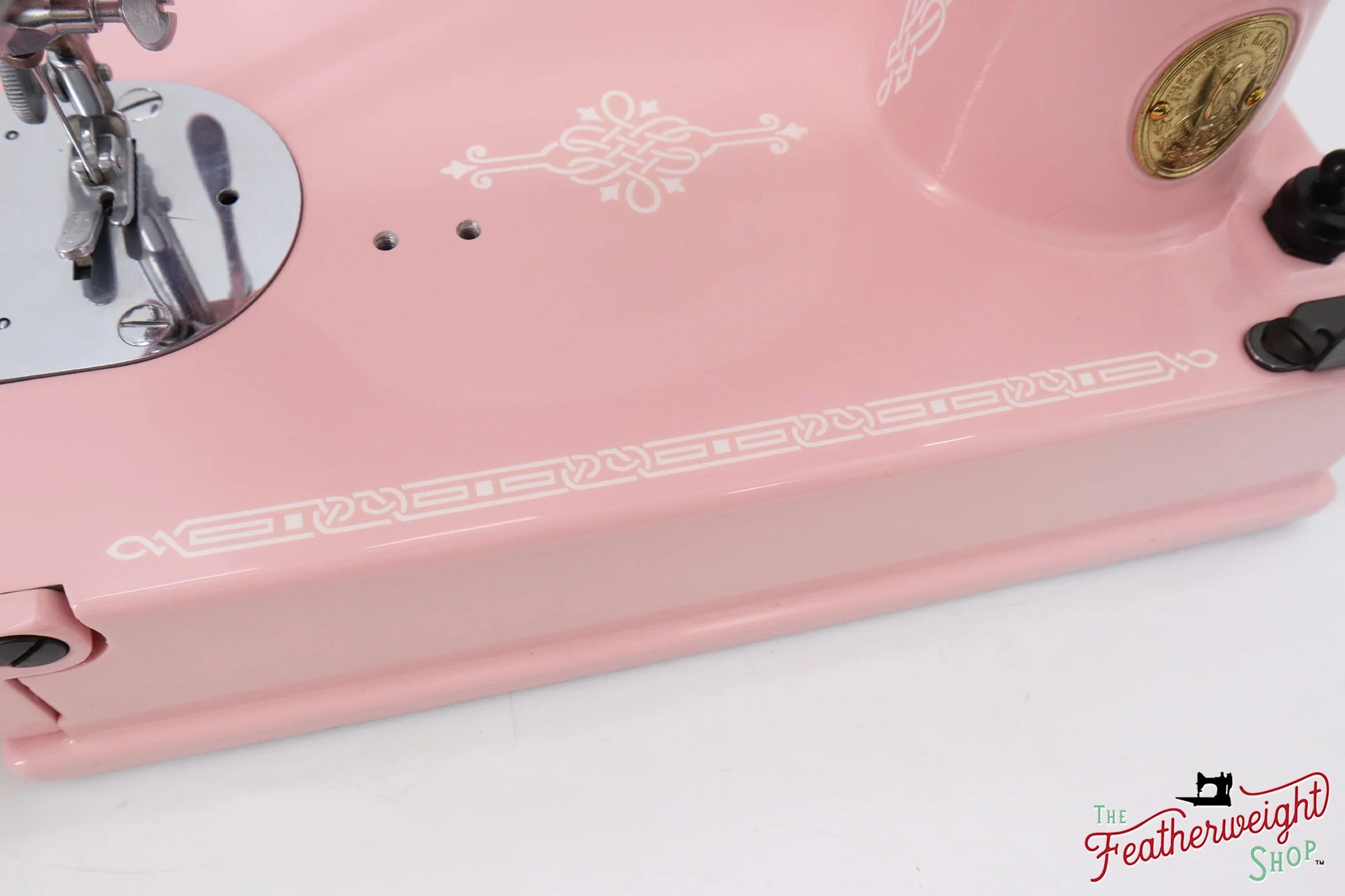 Singer Featherweight 221, AJ126*** Fully Restored in Rosy Posy Pink