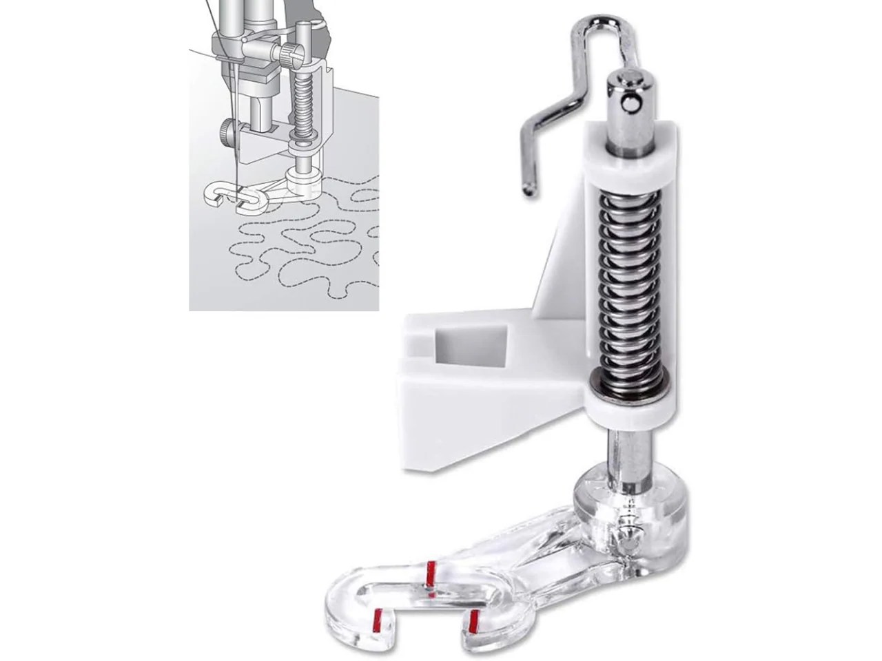 Clear Open Toe FreeMotion Foot Singer South Africa