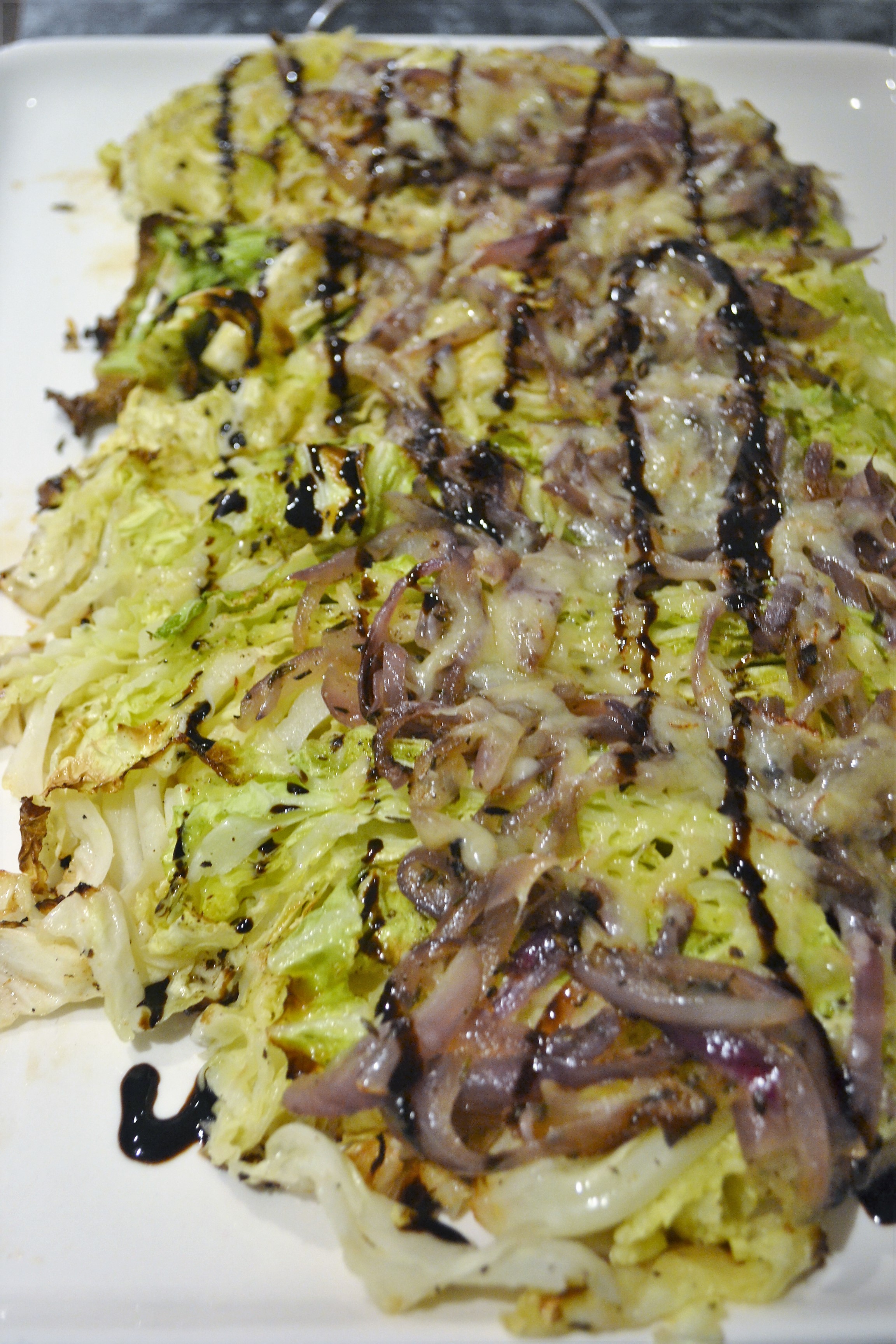 Spanish Roasted Cabbage with Caramelized Onions Opera Singer in the
