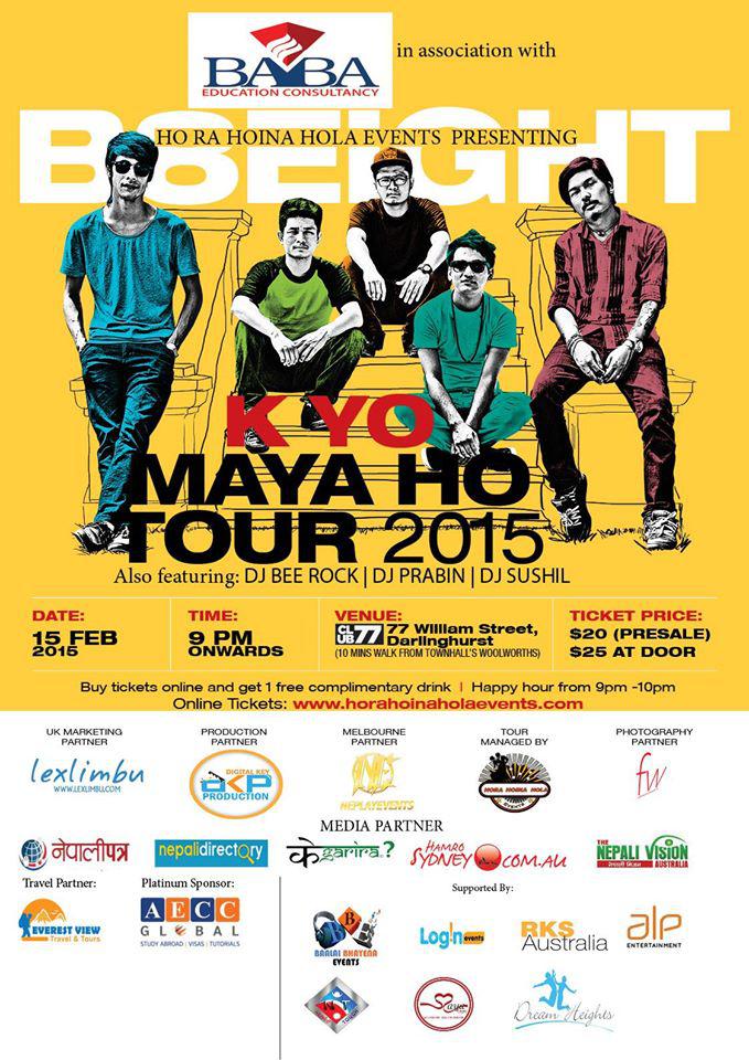 K YO MAYA HO TOUR 2015 in Sydney