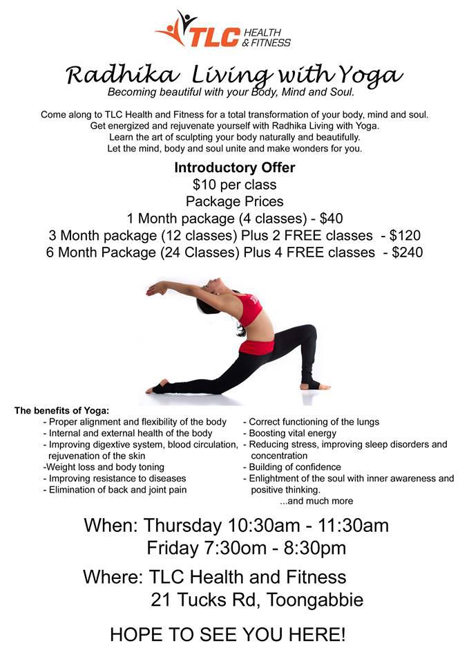 Radhika Living With Yoga Toongabbie, Sydney