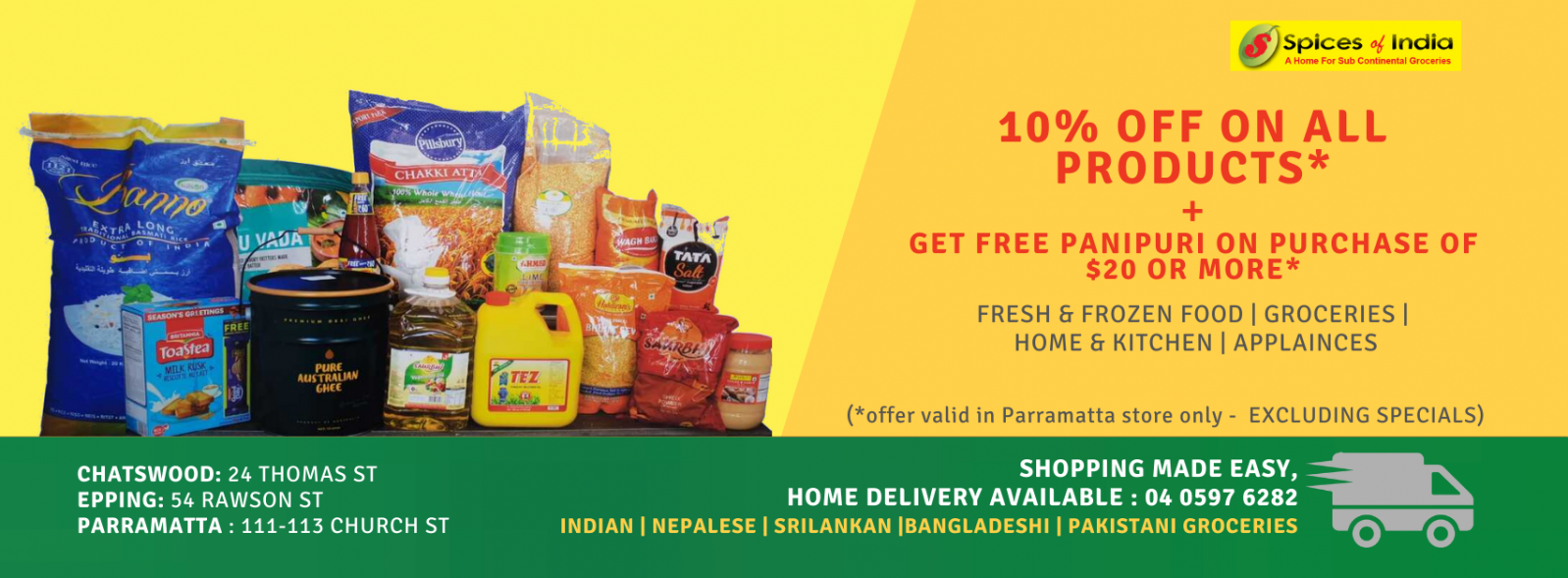 'Spices of India', Epping Grocery Shops Epping Sydney NSW