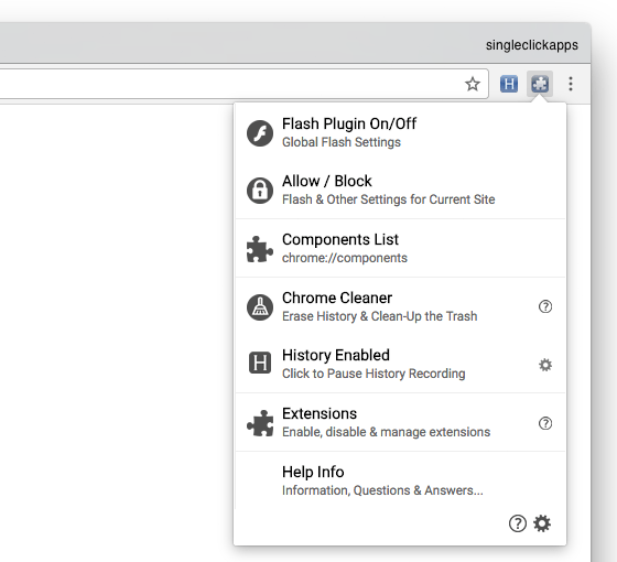Plugins Button · Extension