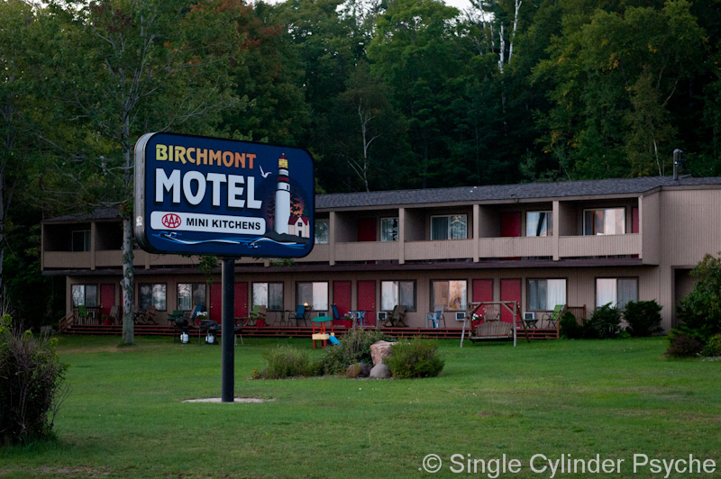 Sept 26 Marquette, Michigan to bwood, Ontario Single Cylinder Psyche