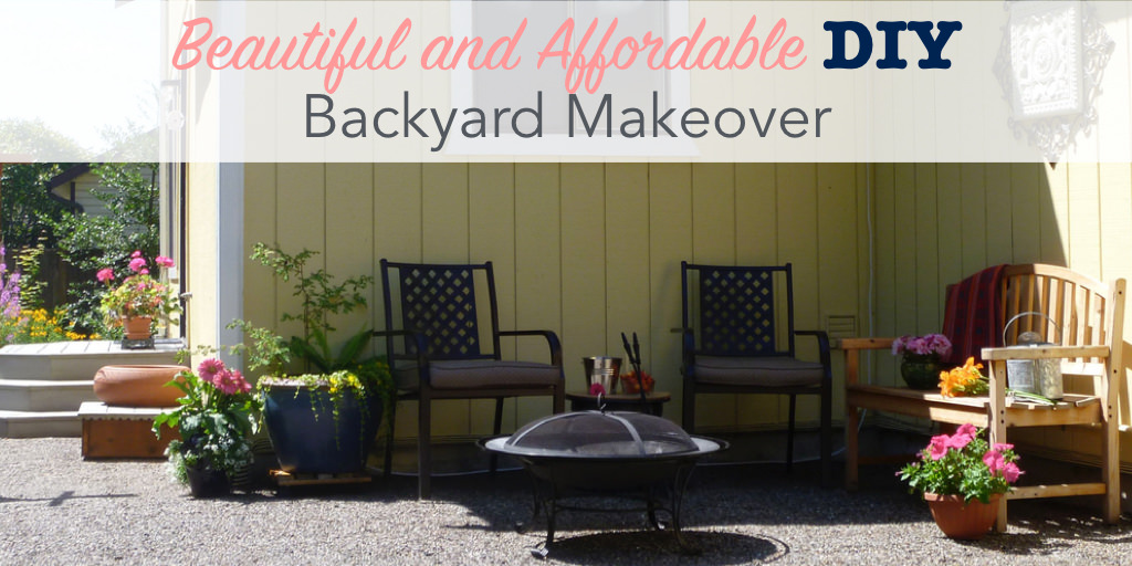 Beautiful and Affordable DIY Backyard Makeover Single Girl's DIY