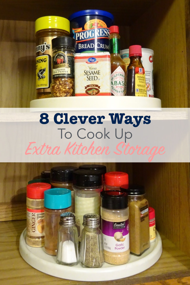 8 Clever Ways to Cook Up Extra Kitchen Storage Single Girl's DIY